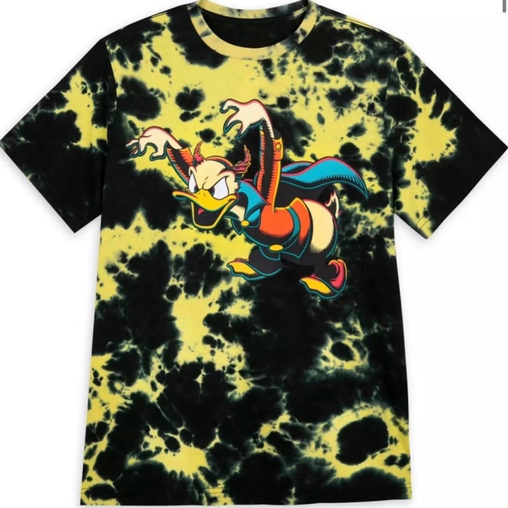 2023 Disney Halloween Donald Duck Tie Dye T-Shirt UNISEX